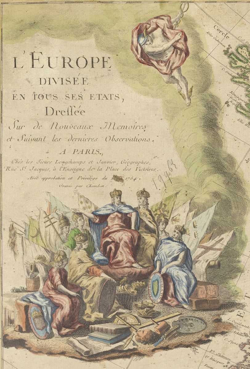 Ethno-geographies in the Making of Enlightenment Cartography: The Mural  Maps of Jean Janvier and Sébastien-G. Longchamps (1754) – Journal18: a  journal of eighteenth-century art and culture, image size:812x1200