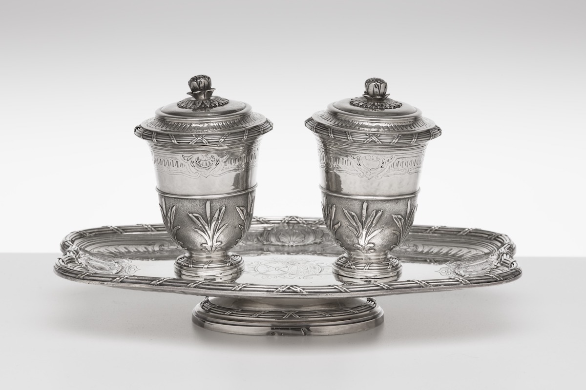 Monogrammed Lizzie; A Pair of 19th Century Silver Salt & Pepper Shakers