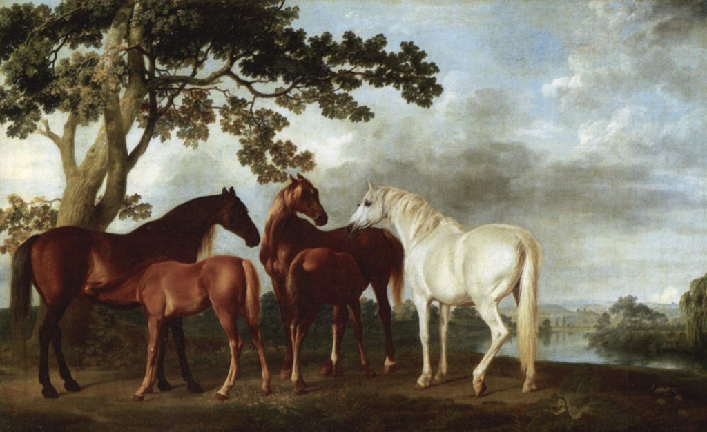 Fig. 4. George Stubbs, Mares and Foals, oil on canvas, c.1763–65. Tate Britain, London. Image: Wikimedia Commons.