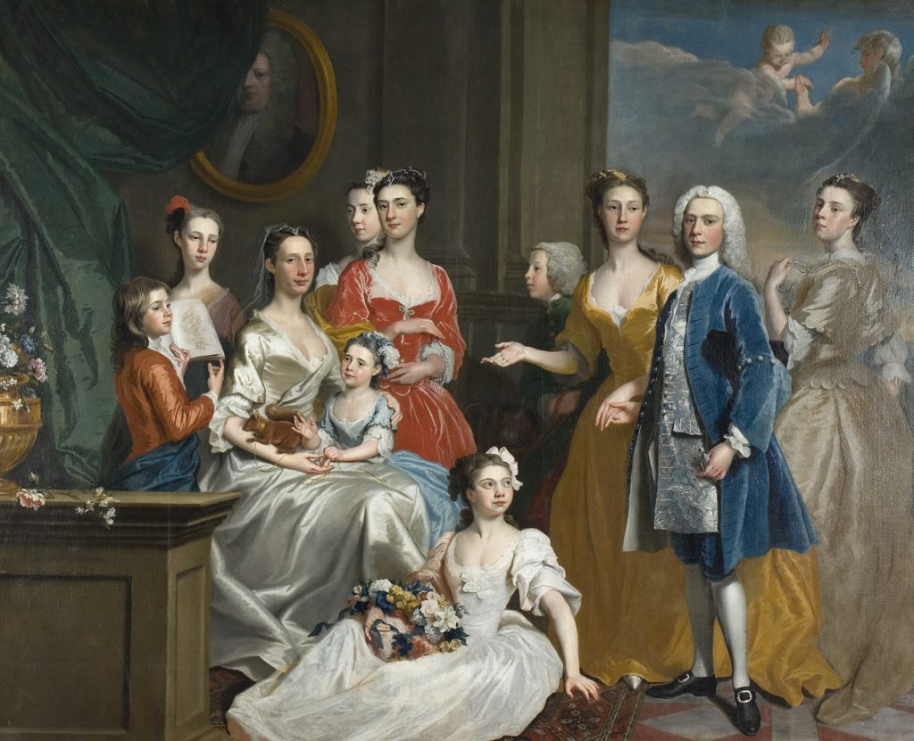 Fig.8. Joseph Highmore, The Family of Sir Eldred Lancelot Lee, 1736. Oil on canvas, 243.8 x 289.6 cm. Wolverhampton Art Gallery Image © Wolverhampton Arts and Culture.